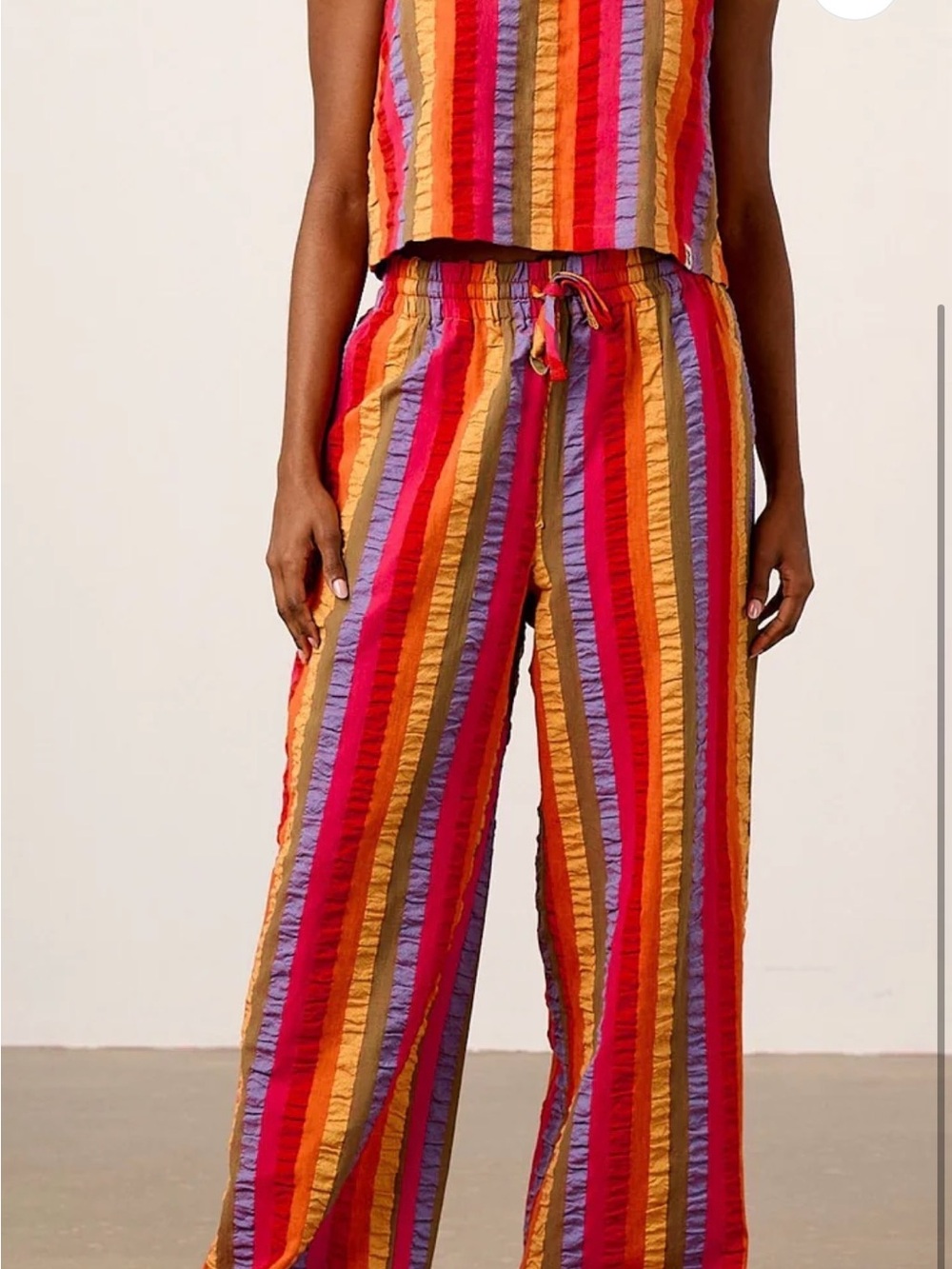 LUCY & YAK Norris rainbow stripe set size 26 / 2XL - Picture 3 of 9